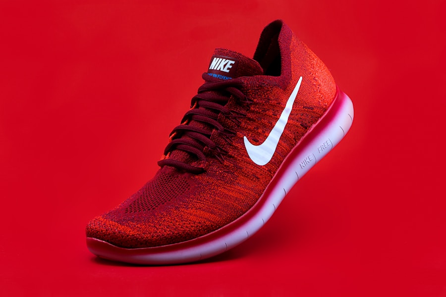 Red shoe creative